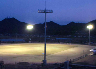 灘崎町総合公園サッカー場夜間照明
