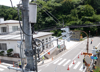 交通信号機設備工事状況⑧